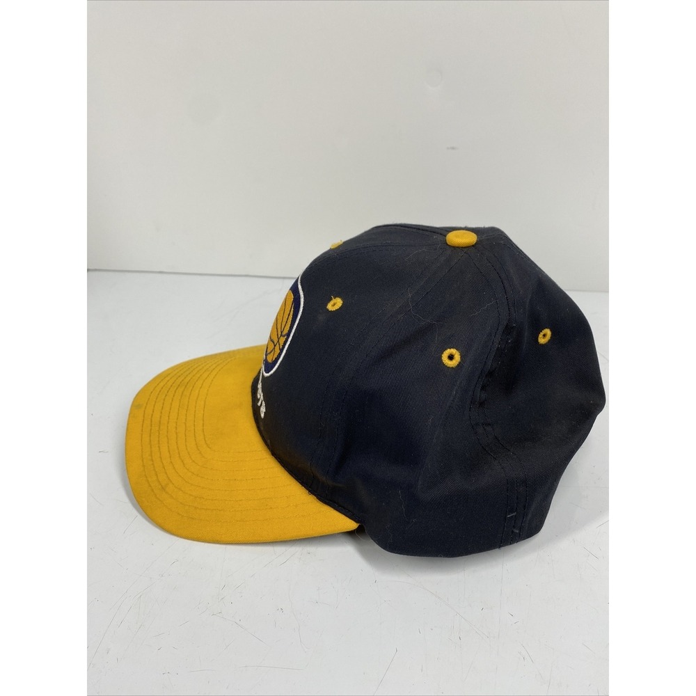 Vintage Indiana Pacers Twins Enterprise 90s NBA Adjustable Snapback Hat Cap Gift - Picture 5 of 13